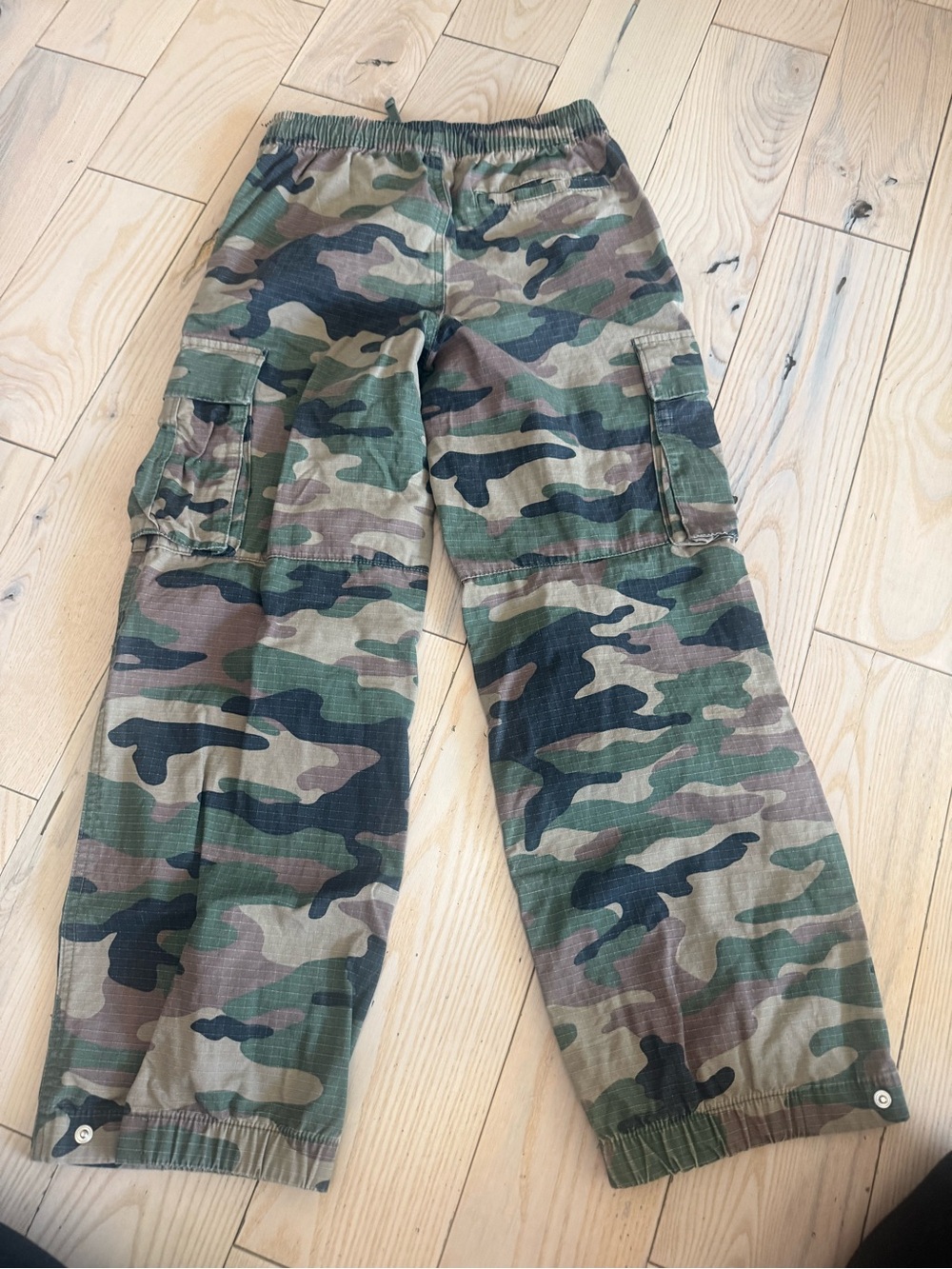 GAP Kids Camo Cargo Joggers - Green Brown Black